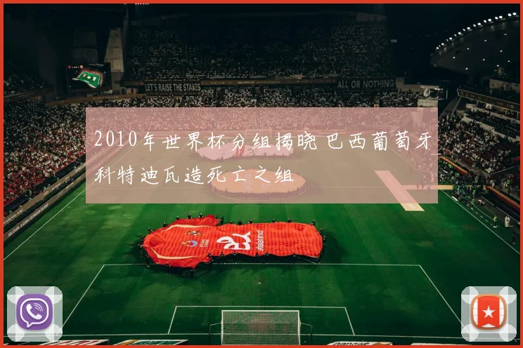 2010年世界杯分组揭晓 巴西葡萄牙科特迪瓦造死亡之组